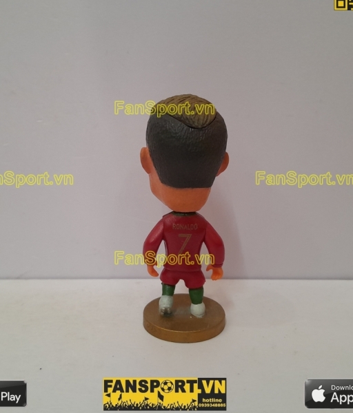 Tượng mô hình Ronaldo 7 Portugal 2018 2019 2020 Euro home red soccerwe