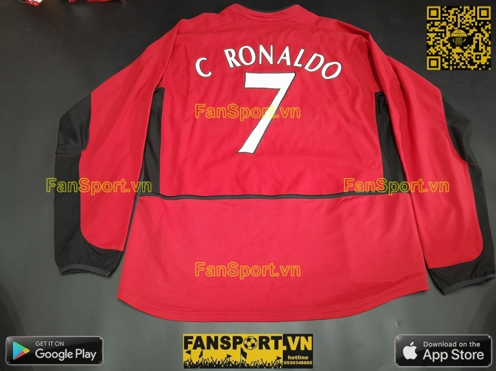 Áo đấu Manchester United 2002 2003 2004 home shirt jersey 184948 Nike