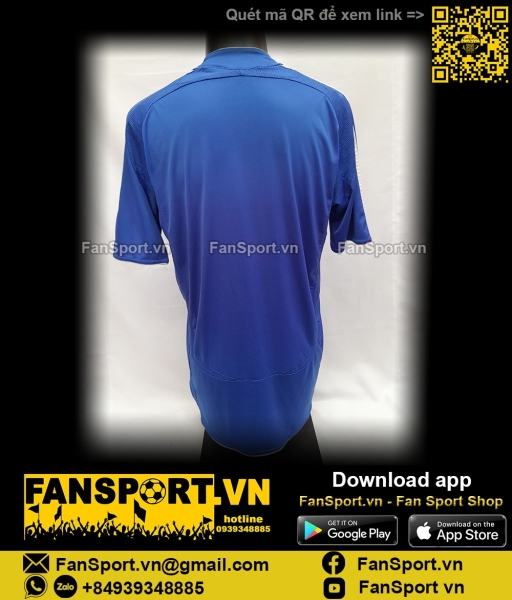 Áo đấu Chelsea 2006 2007 2008 home shirt jersey blue 061230 Adidas
