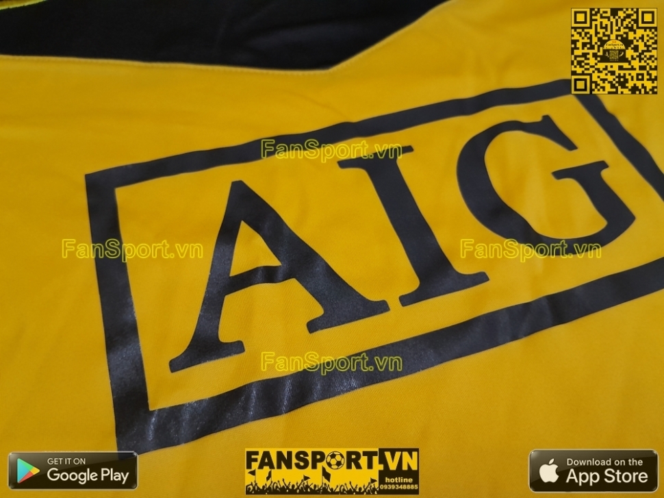 Áo thủ môn Manchester United 2009-2010 goalkeeper jersey shirt 413146
