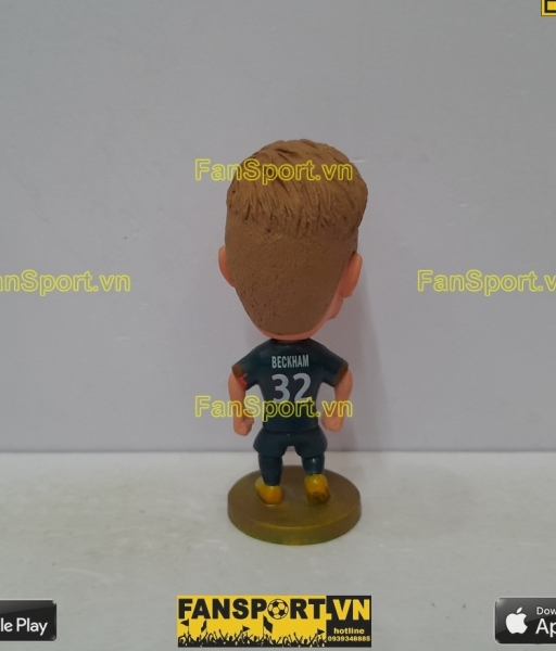 Tượng cầu thủ David Beckham 32 PSG 2013-2014 home blue soccerwe