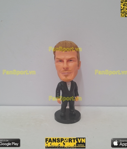 Tượng cầu thủ bóng đá David Beckham black vest kodoto