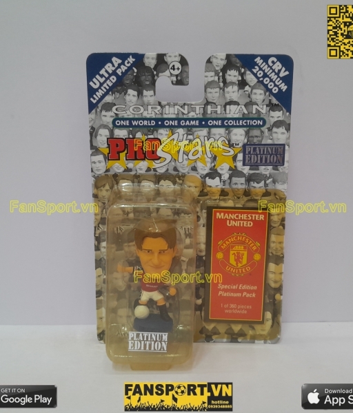 Tượng chữ ký Beckham Manchester United 1998 1999 2000 corinthian PTSE7