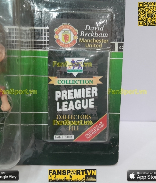 Tượng Beckham 10 Manchester United 1996-1997 home red corinthian PL361