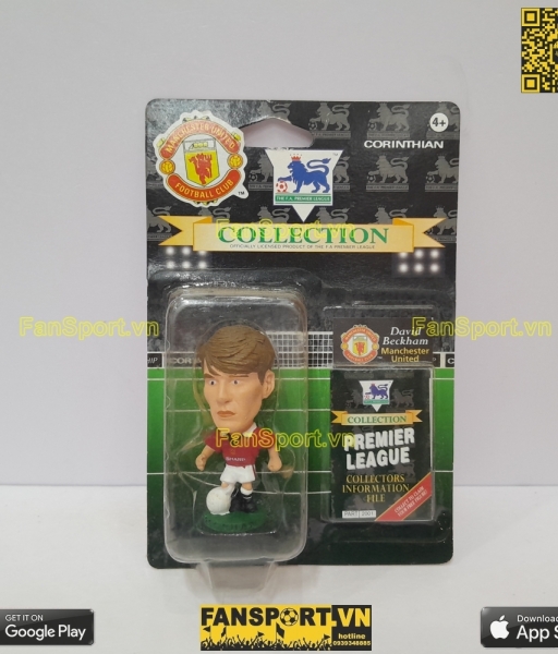 Tượng Beckham 10 Manchester United 1996-1997 home red corinthian PL361