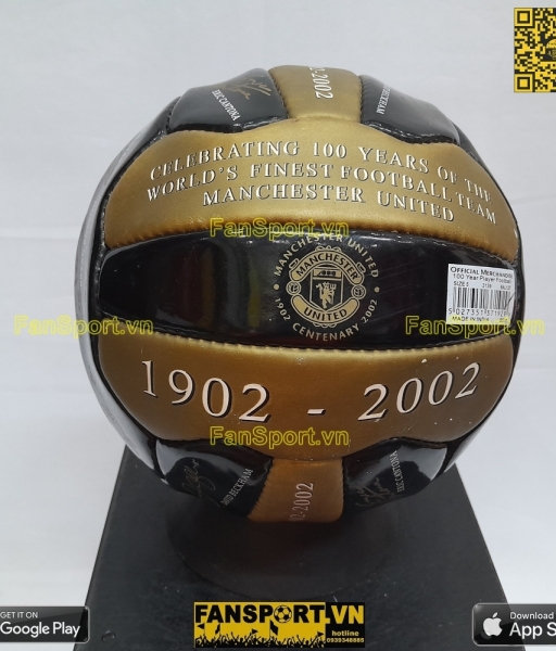 Ball Manchester United 100 Year Player Football 1902-2002 trái bóng