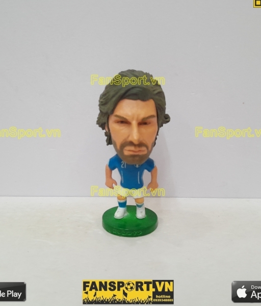 Tượng Andrea Pirlo 21 Italy 2014 2015 2016 home blue kodoto