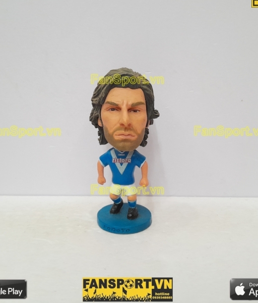 Tượng Andrea Pirlo 5 Brescia 2000-2001 home blue kodoto ball