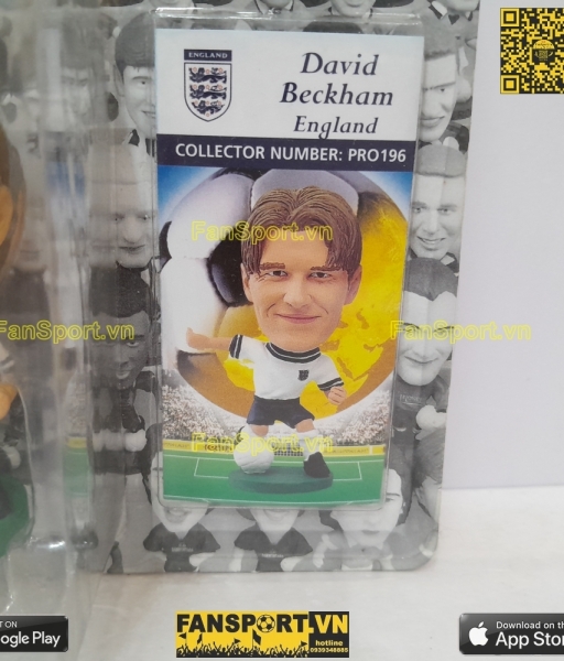 Tượng Beckham 7 England 1999 2000 2001 home corinthian PRO196 platinum