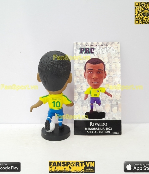 Tượng Rivaldo 10 Brazil 2002 2003 2004 home corinthian PRO766 prostars