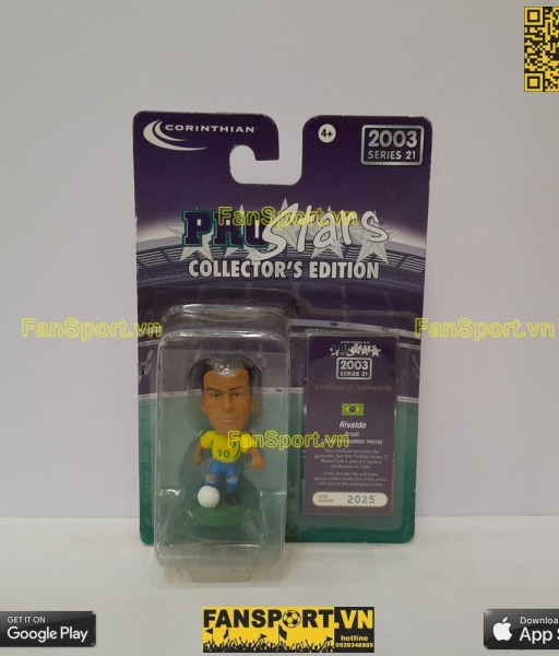 Tượng Rivaldo 10 Brazil 2002 2003 2004 home corinthian PRO782 prostars