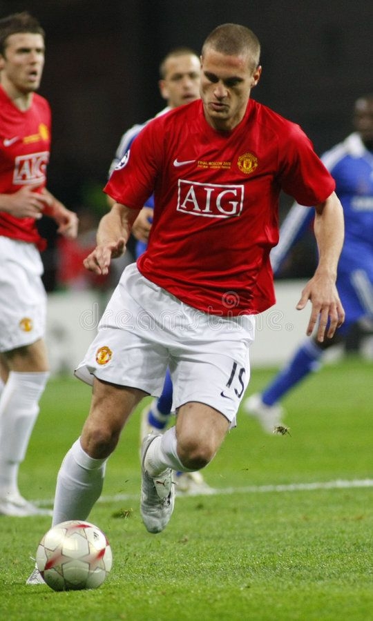 Áo đấu Vidic 15 Manchester United 2007-2008-2009 home shirt 237924