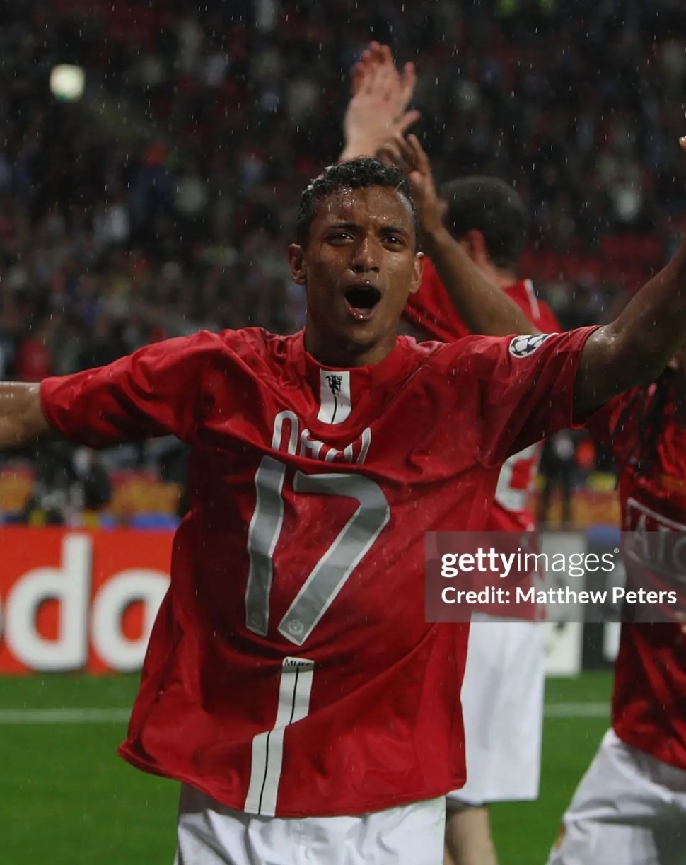 Áo Nani 17 Manchester United Champion League final 2008 shirt jersey