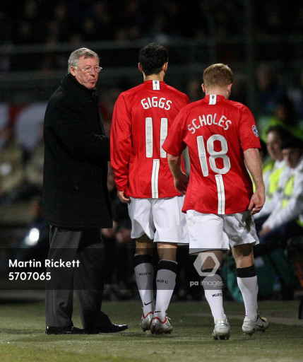 Áo Scholes Manchester United Champion League 2008 shirt jersey 237924