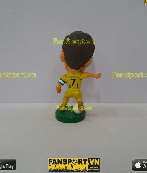 Tượng Shevchenko 7 Ukraine 2006 2007 home yellow corinthian PR131