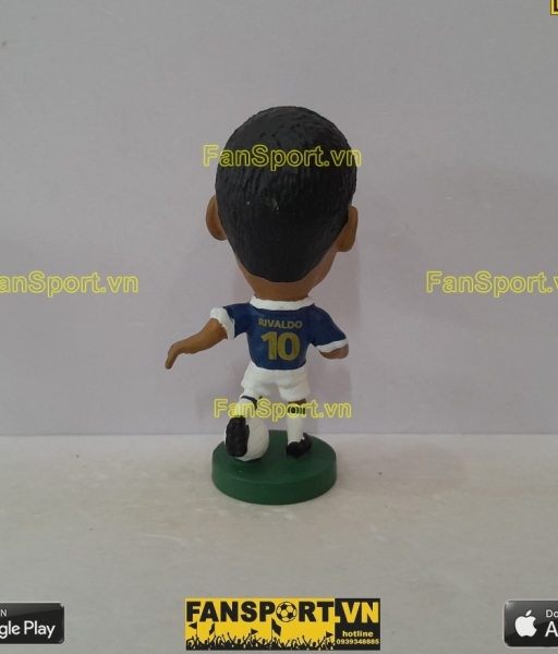 Tượng Rivaldo 10 Brazil 2000 2001 2002 away blue corinthian PRO343