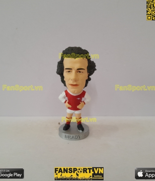 Tượng Liam Brady 7 Arsenal 1967 1978 home corinthian PP841 platinum