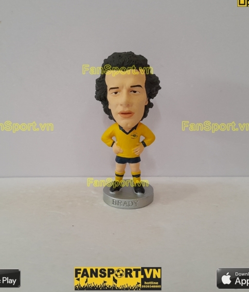 Tượng Liam Brady 7 Arsenal 1978 1981 away corinthian PP824 platinum
