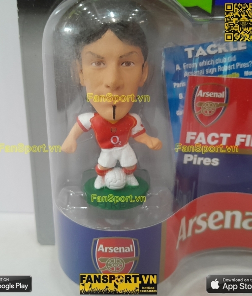 Tượng Robert Pires 7 Arsenal 2004 2005 home corinthian PR005 prostars