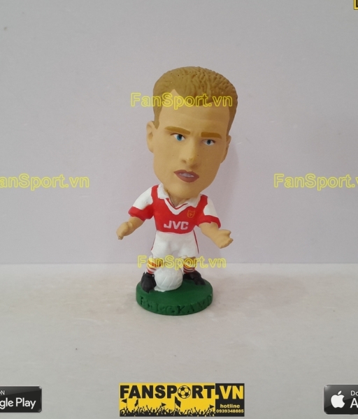 Tượng Dennis Bergkamp 10 Arsenal 1996 1997 1998 home corinthian PL102