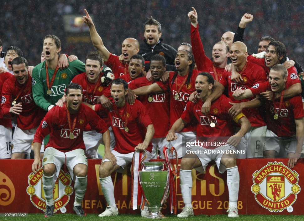 Áo đấu Manchester United 2007-2008-2009 home shirt jersey red 237924