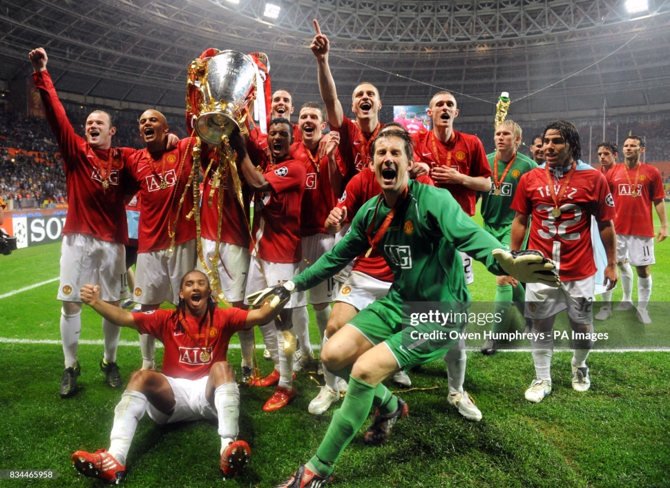 Áo Manchester United Champion League Final 2008 home shirt jersey 2007