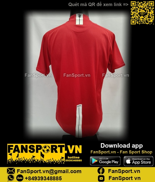 Áo đấu Manchester United 2007-2008-2009 home shirt jersey red 237924
