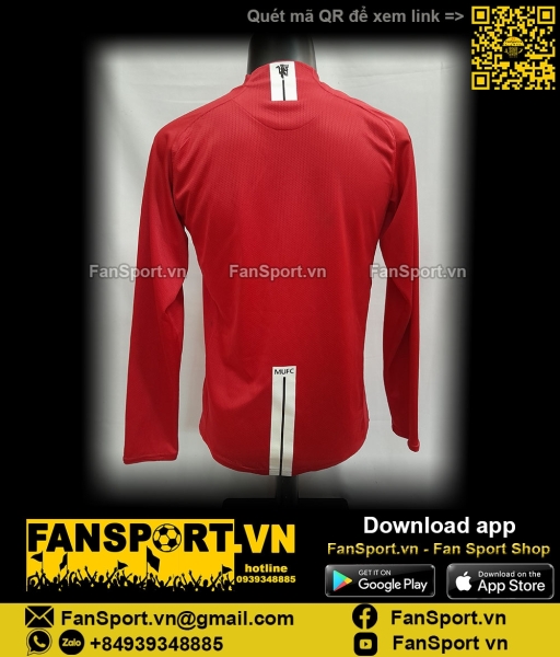 Áo đấu Manchester United 2007 2008 2009 home shirt jersey 237925 Nike