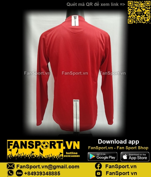 Áo đấu Manchester United 2007 2008 2009 home shirt jersey 237925 Nike