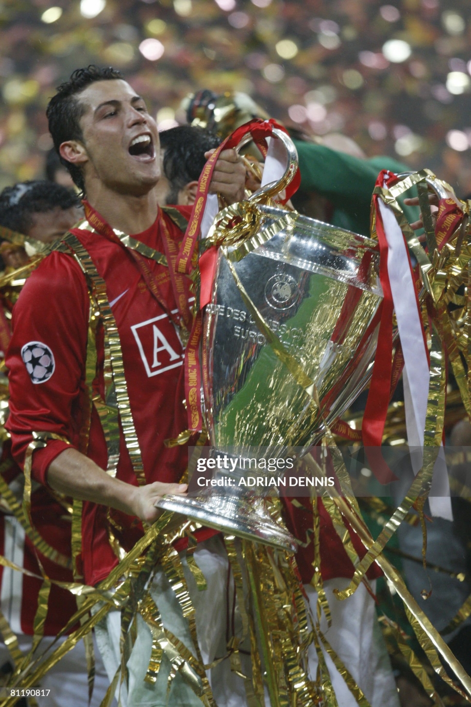 Áo Ronaldo 7 Manchester United Champion League Final 2008 home shirt