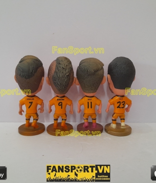 Set 4 tượng Real Madrid 2013-2014 kodoto Isco Bale Benzema Ronaldo
