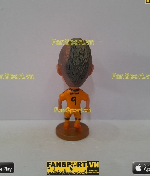 Tượng Karim Benzema 9 Real Madrid 2013-2014 third orange kodoto