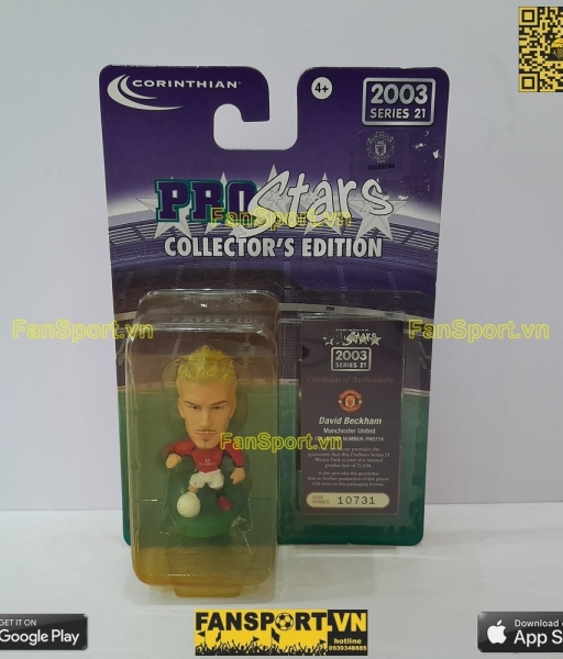 Tượng Beckham 7 Manchester United 2002-2003 home corinthian PRO774