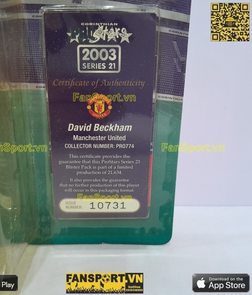 Tượng Beckham 7 Manchester United 2002-2003 home corinthian PRO774