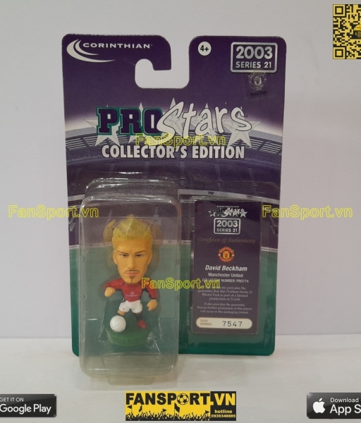 Tượng Beckham 7 Manchester United 2002-2003 home corinthian PRO774