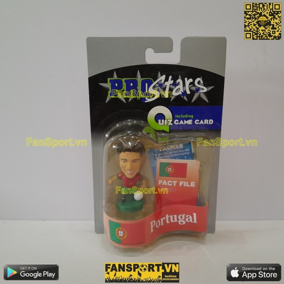 Tượng cầu thủ Deco 20 Portugal 2004 2005 2006 corinthian PR057 blister