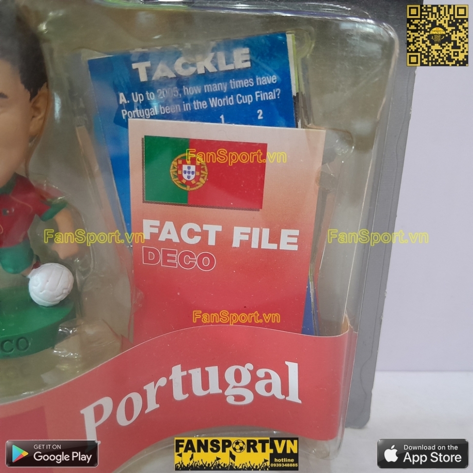 Tượng cầu thủ Deco 20 Portugal 2004 2005 2006 corinthian PR057 blister