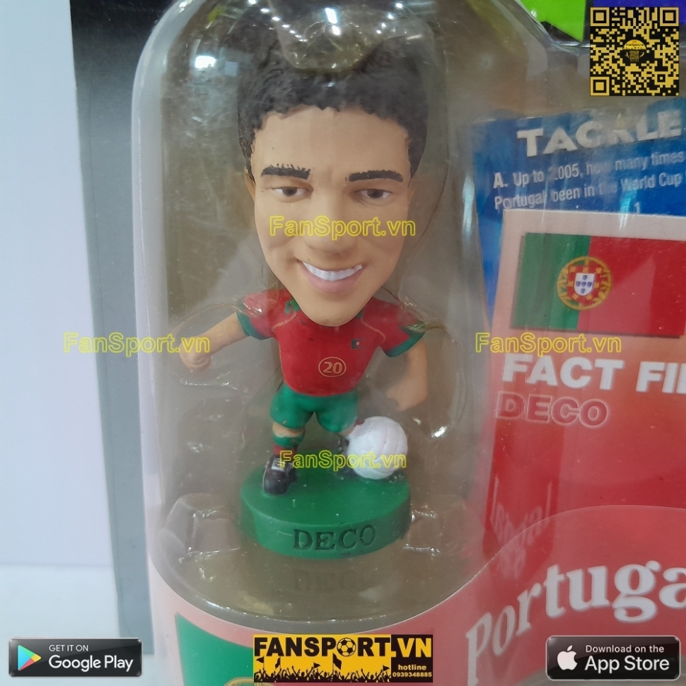 Tượng cầu thủ Deco 20 Portugal 2004 2005 2006 corinthian PR057 blister