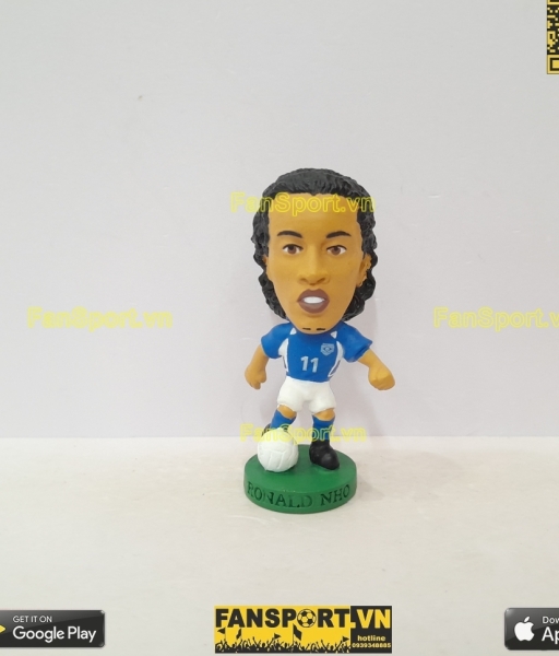 Tượng Ronaldinho 11 Brazil 2002 2003 2004 away corinthian PRO820 blue