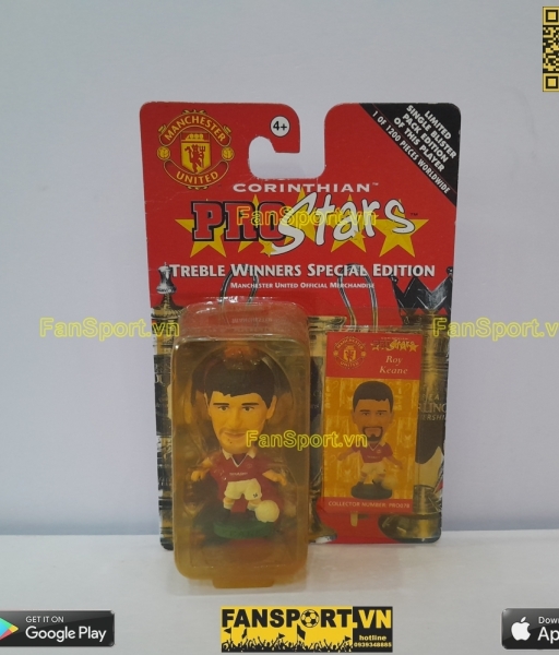 Tượng Keane 16 Manchester United 1999 Treble Winners corinthian PRO078