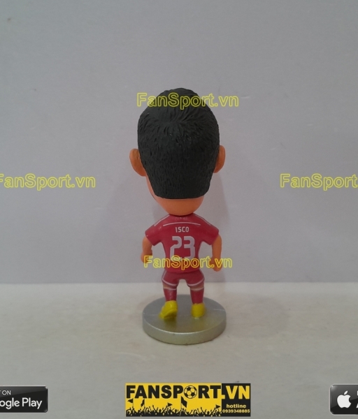 Tượng cầu thủ Isco 23 Real Madrid 2014-2015 away pink kodoto mô hình