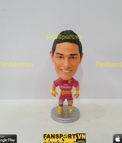 Tượng James Rodriguez 10 Real Madrid 2014-2015 away pink kodoto hồng