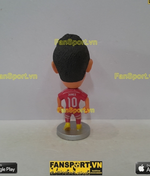 Tượng James Rodriguez 10 Real Madrid 2014-2015 away pink kodoto hồng