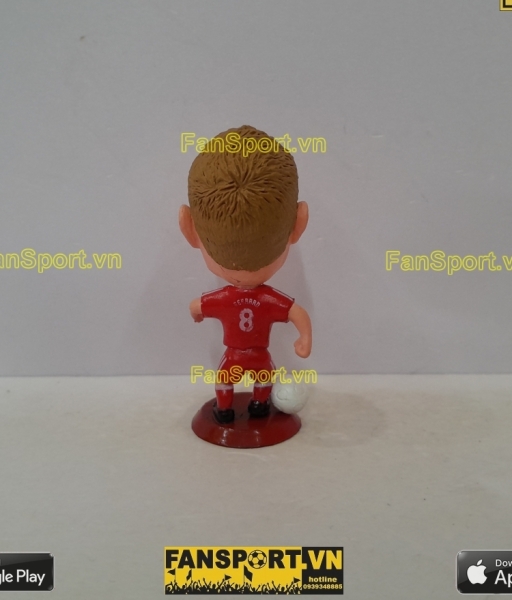 Tượng Steven Gerrard 8 Liverpool 2010 2011 2012 home red kodoto ball
