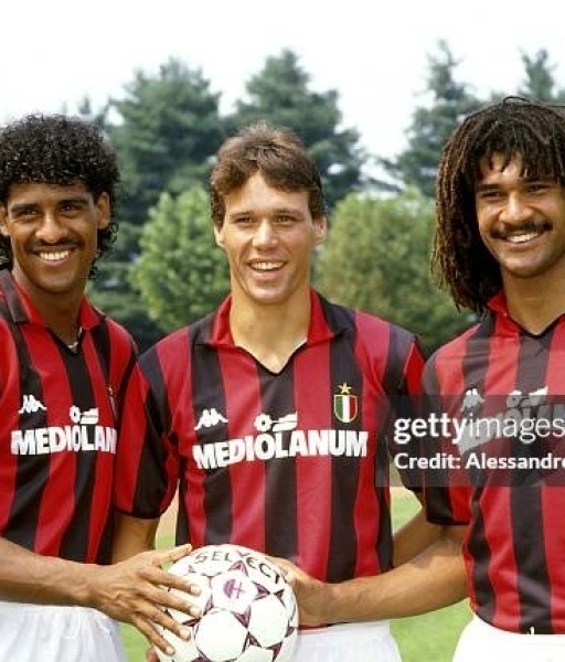 Set 3x tượng Rijkaard Basten Gullit AC Milan 1989-1992 corinthian