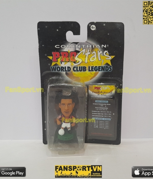 Tượng Frank Rijkaard 8 AC Milan 1989-1992 home corinthian PRO387