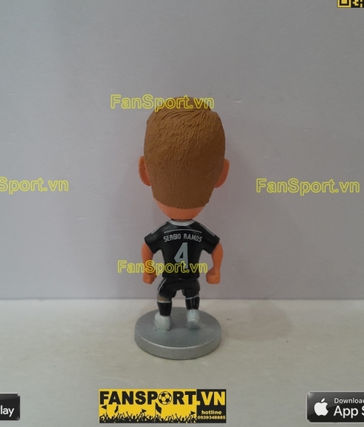 Tượng Sergio Ramos 4 Real Madrid 2014-2015 thir black kodoto mô hình