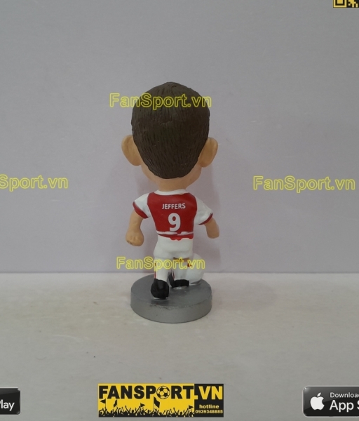 Tượng Francis Jeffers 9 Arsenal 2002 2004 corinthian PP872 platinum
