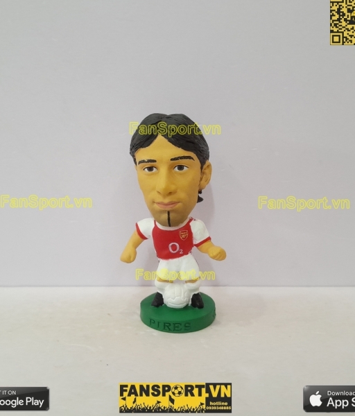 Tượng Robert Pires 7 Arsenal 2002 2003 2004 home red corinthian PRO808