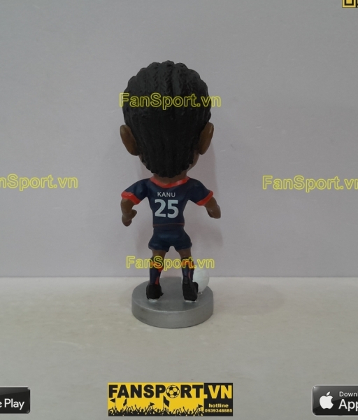 Tượng Nwankwo Kanu 25 Arsenal 2002-2003 away corinthian PP795 platinum